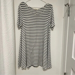 TRES BIEN Striped Dress